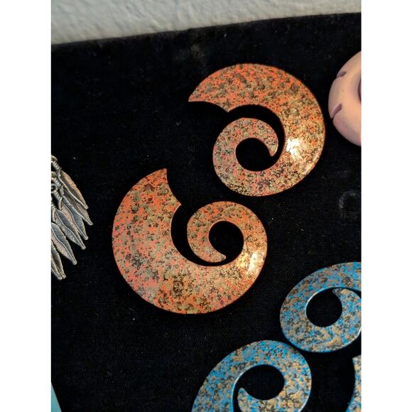 6 Pair Vintage/Modern Earring Lot - Picture 4 of 8